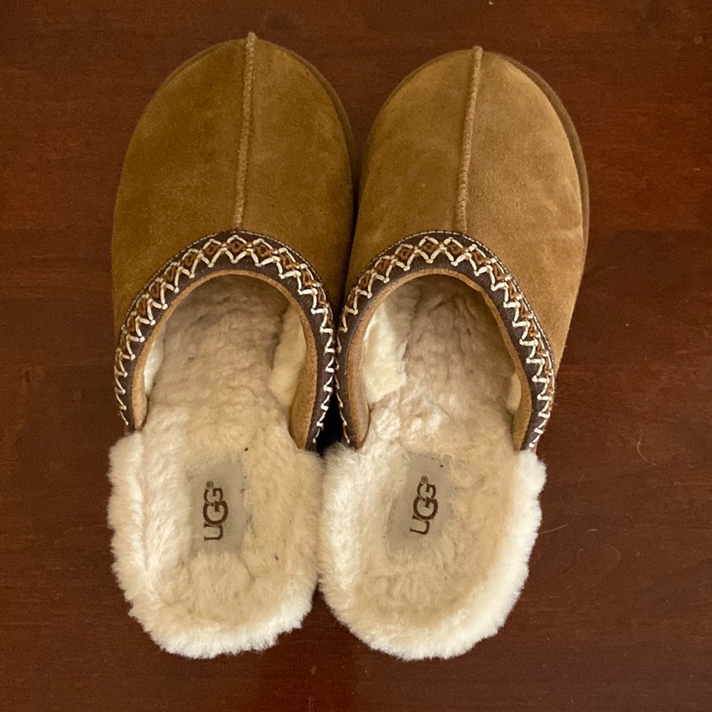 UGG Women’s Tasman Slide Slipper in Chestnut